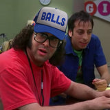 Frank Hats: BALLS, FRESHLY BATHED, NOT A HAT, MASHED POTATOS, HALF CENTAUR 30 Rock show Frank Rossitano Judah Friedlander Hats