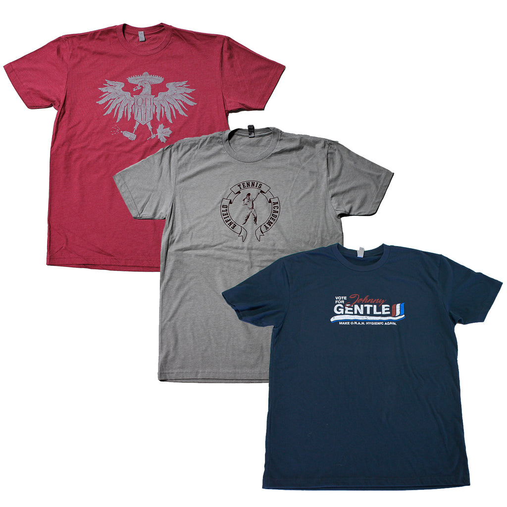 Infinite Jest David Foster Wallace 3-Tee Pack