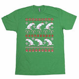 Scooty Dog: Funny Ugly Christmas Sweatshirt Dog Scooting on Floor Shirt